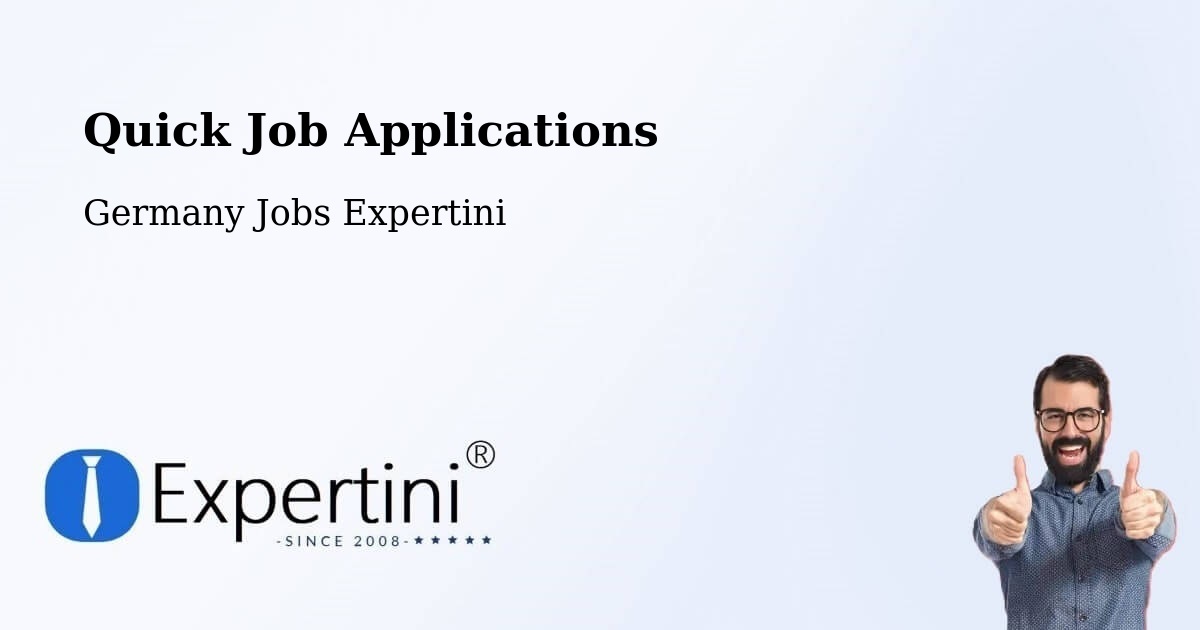 Quick Apply Feature – Tangstedt - Germany Jobs Expertini